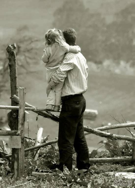 عکس خفن عکس پدر دختری غمگین