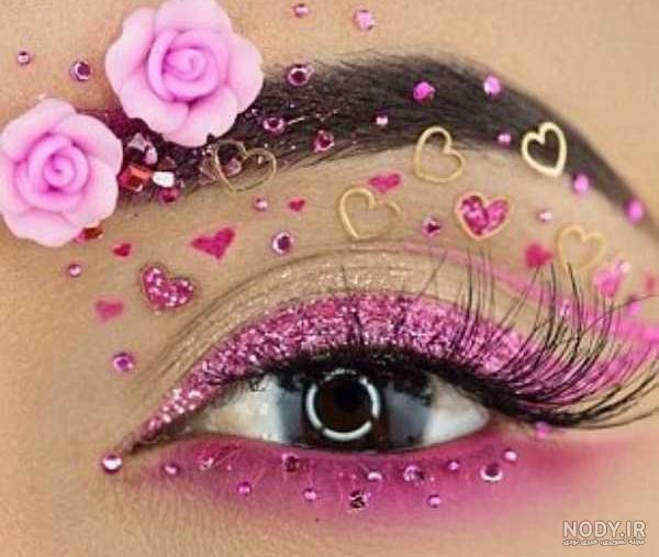اموزش نقاشی چشم و ابرو با مداد