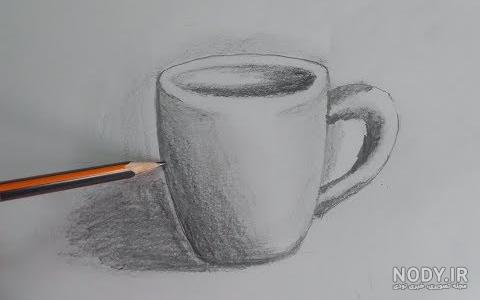 طرح نقاشی لیوان