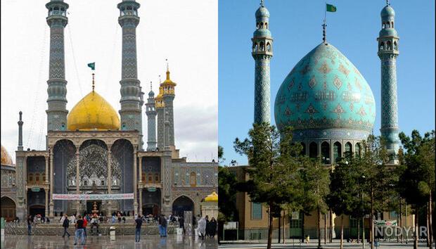 عکس حرم حضرت معصومه برای استوری