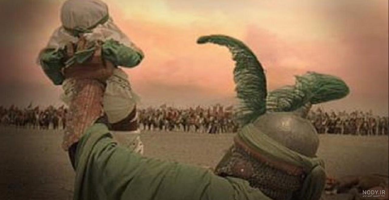 نقاشی صورت امام حسین