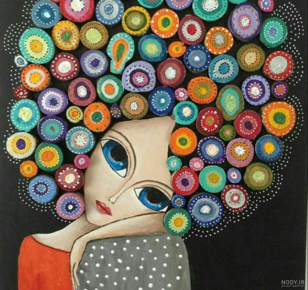 نقاشي مدرن رنگ روغن