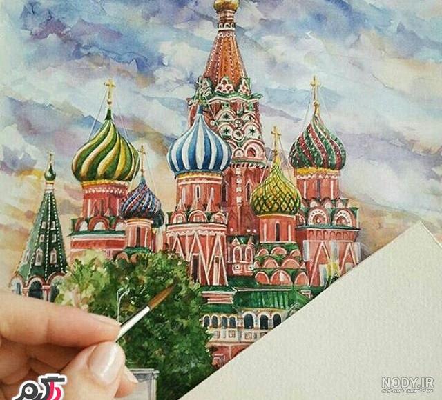 نقاشی با آبرنگ حرفه ای نقاشی با آبرنگ حرفه ای