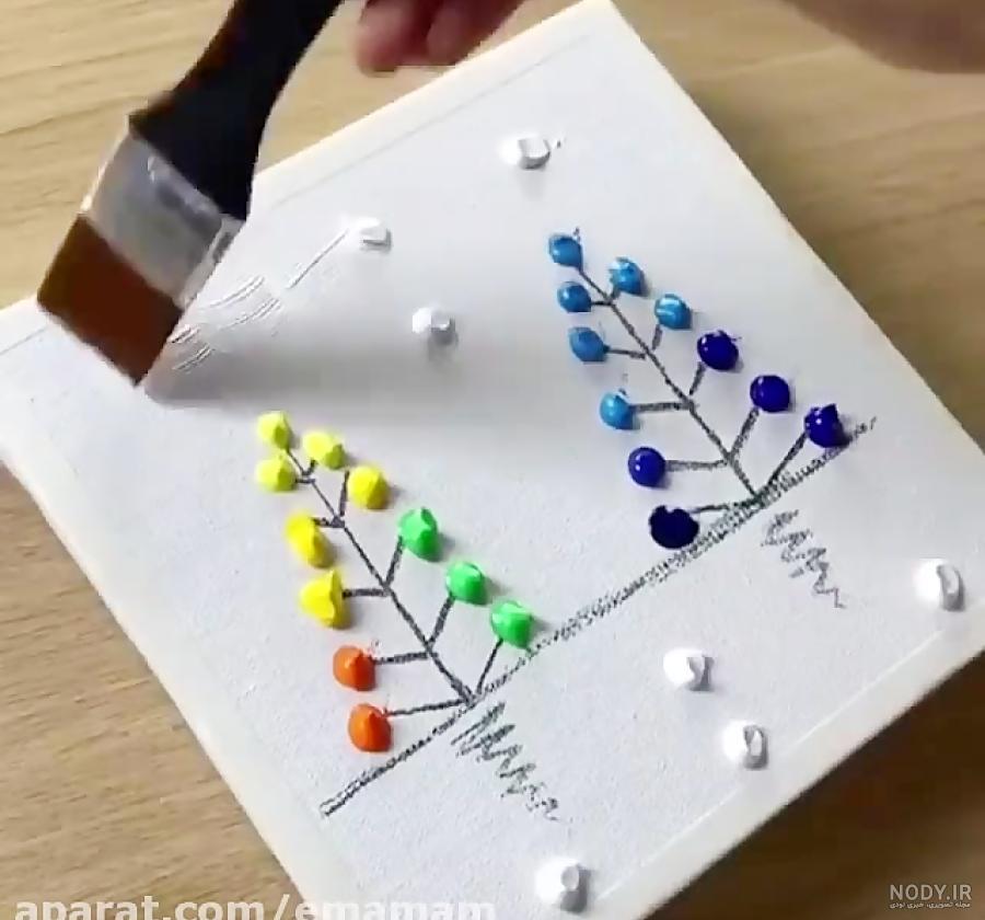 نقاشی روی بوم دخترانه اسان