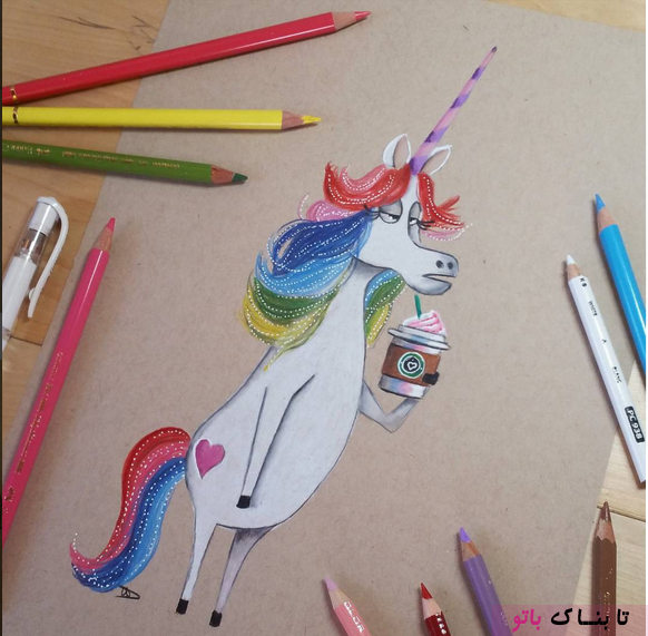 نقاشی ساده رنگی