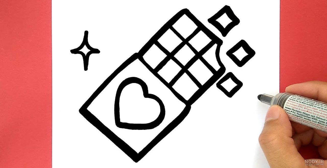 نقاشی شکلات کارتونی