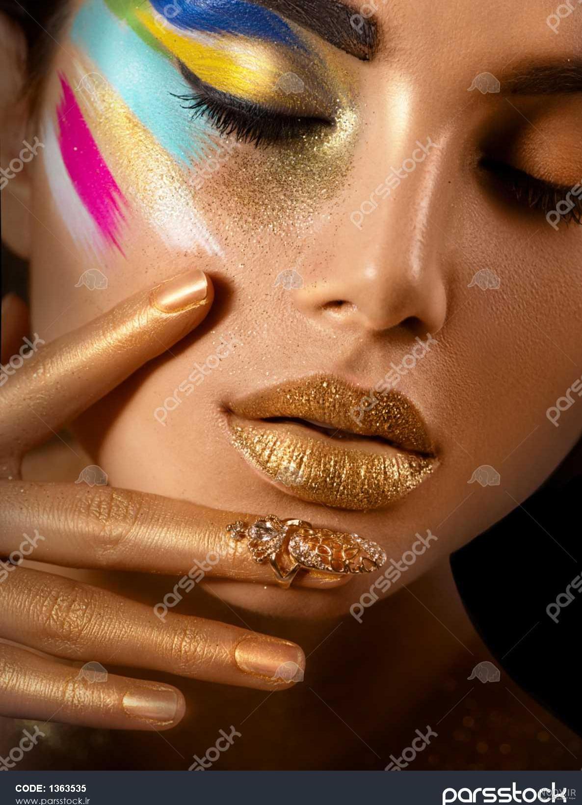 نقاشی صورت فشن