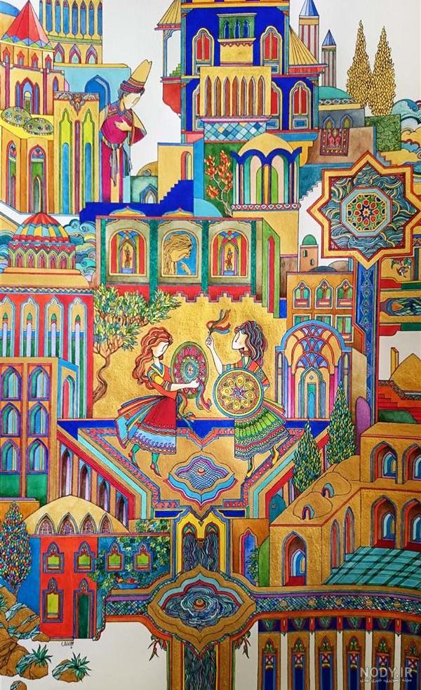 نقاشی مدرن نگارگری