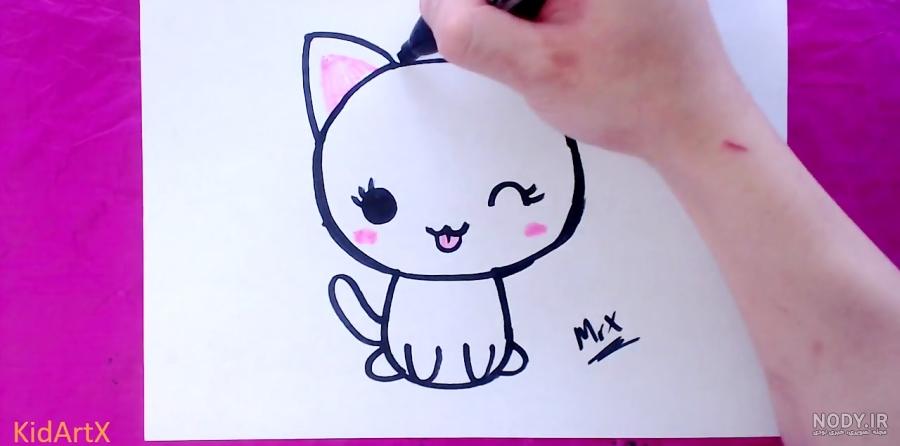 نقاشی گربه واقعی نقاشی گربه واقعی