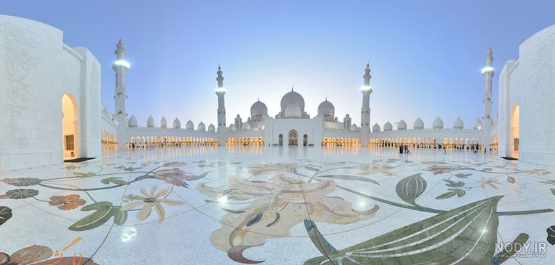 پلان مسجد شیخ زاید