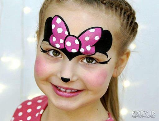 نقاشی روی صورت با گواش