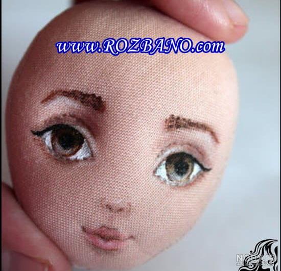 نقاشی صورت عروسک