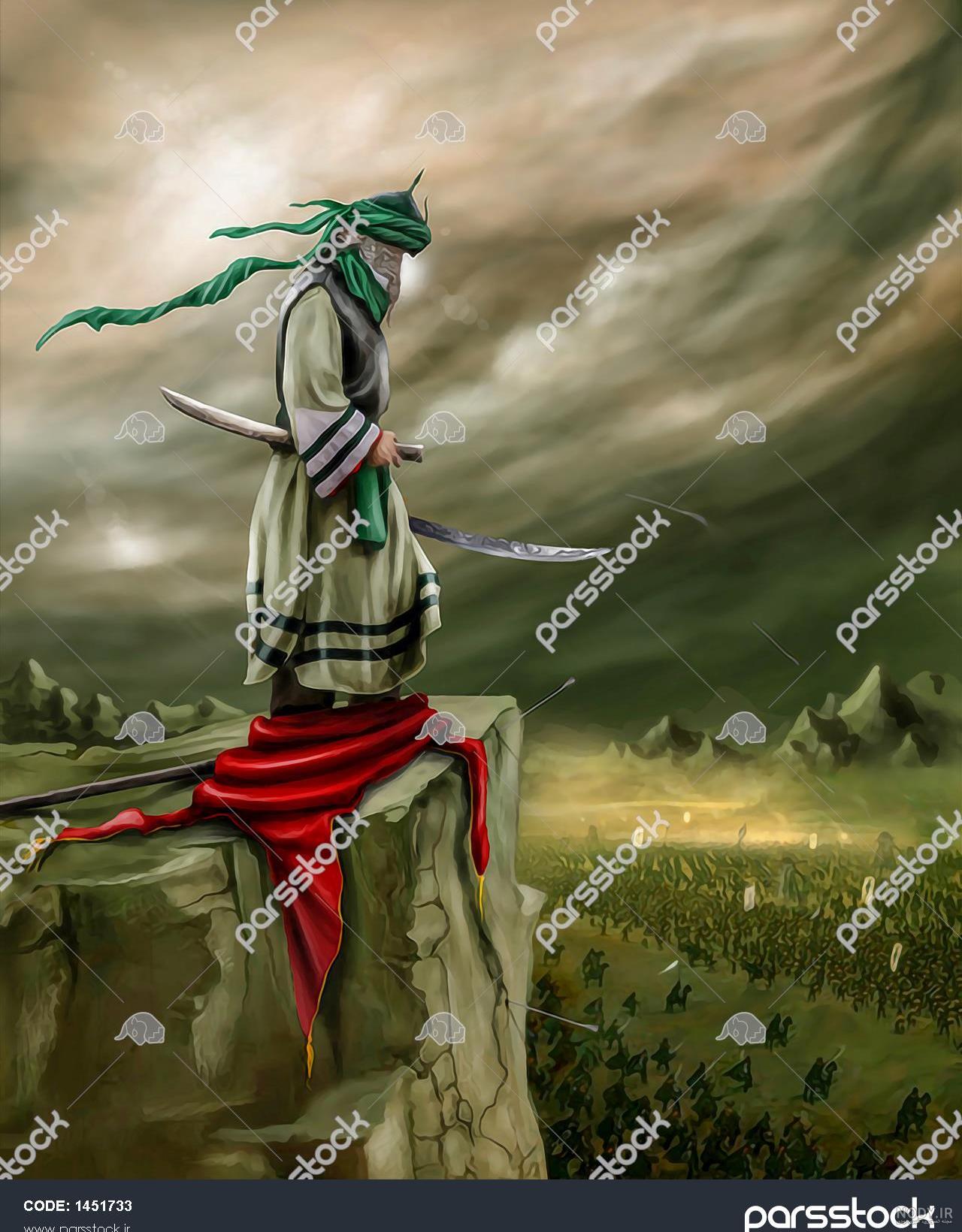 نقاشی محرم ساده و زیبا