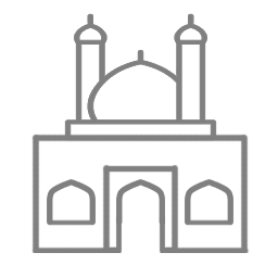 نقاشی مسجد با مداد رنگی