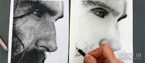 نقاشی نیم رخ ساده