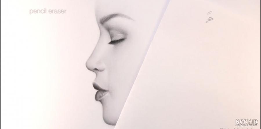 نقاشی نیم رخ مرد