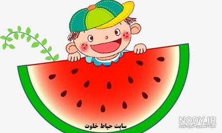 نقاشی هندوانه کامل نقاشی هندوانه کامل