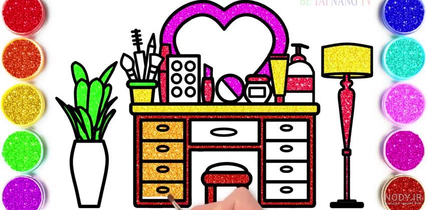 نقاشی وسایل آرایشی نقاشی وسایل آرایشی