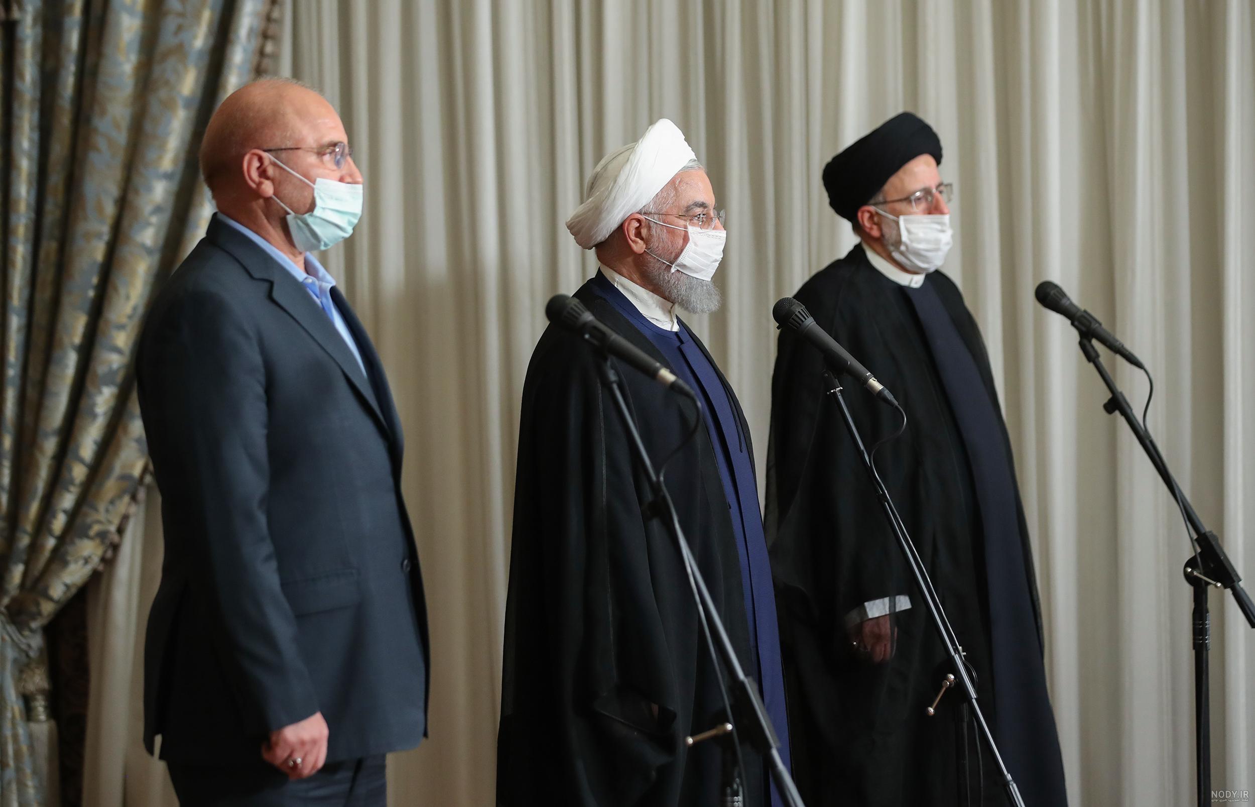 عکس روحانی و رئیسی