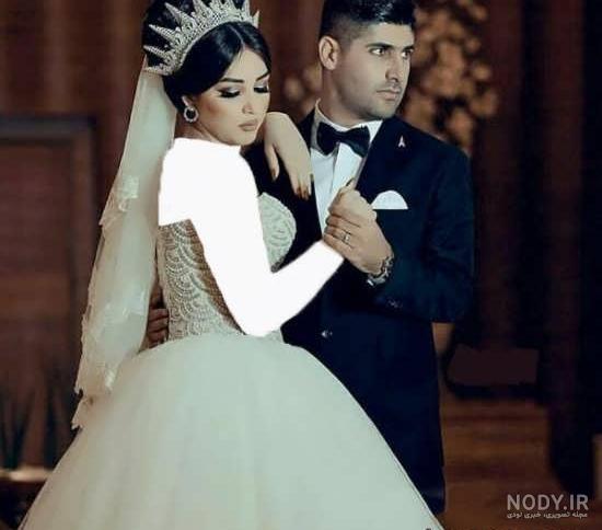 عکس شاسی عروس و داماد