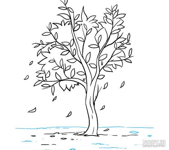 نقاشی باران پاییزی نقاشی باران پاییزی
