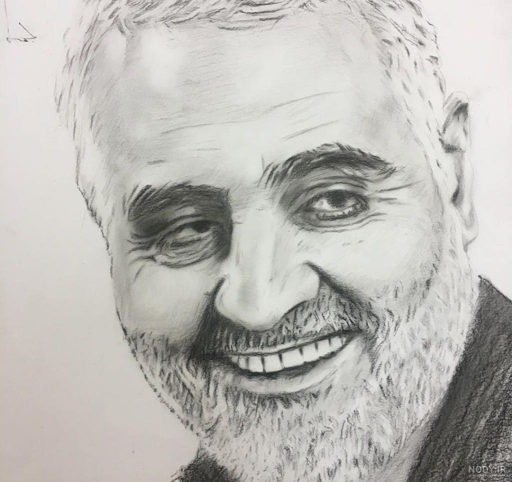 نقاشی حاج قاسم سلیمانی نقاشی حاج قاسم سلیمانی
