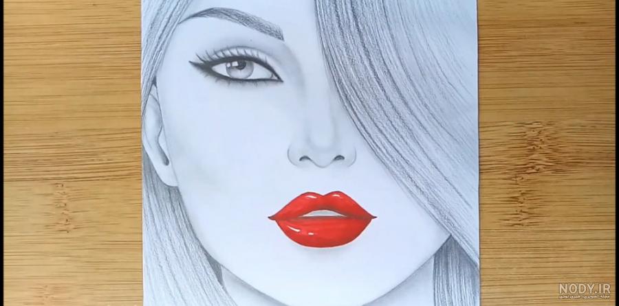 نقاشی دخترانه زیبا نقاشی دخترانه زیبا