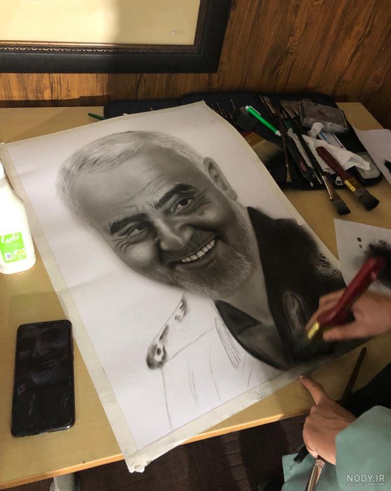 نقاشی در مورد سردار سلیمانی کلاس سوم نقاشی در مورد سردار سلیمانی کلاس سوم