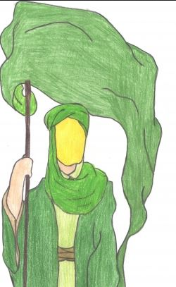 نقاشی ساده امام حسین