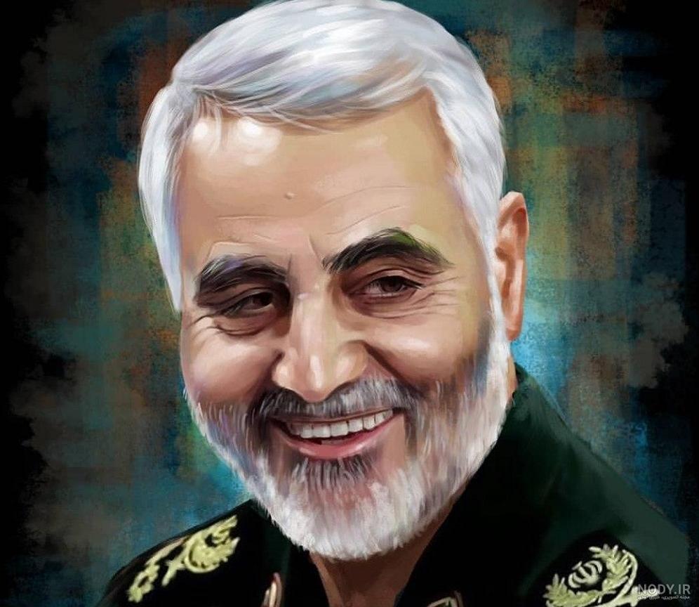 نقاشی سردار سلیمانی برای مدرسه نقاشی سردار سلیمانی برای مدرسه