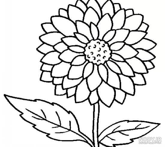 نقاشی گلدان گل ساده نقاشی گلدان گل ساده