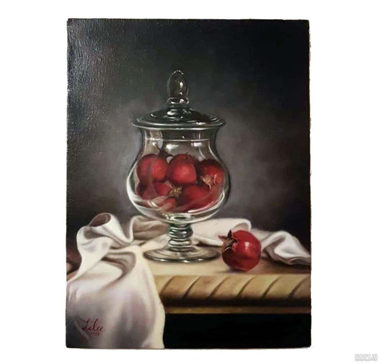 طرح نقاشی روی بوم آسان