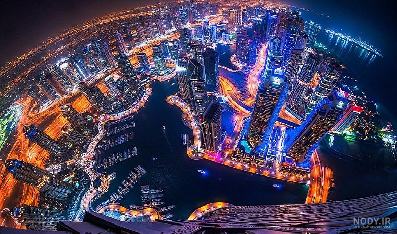 عکس دبی در شب