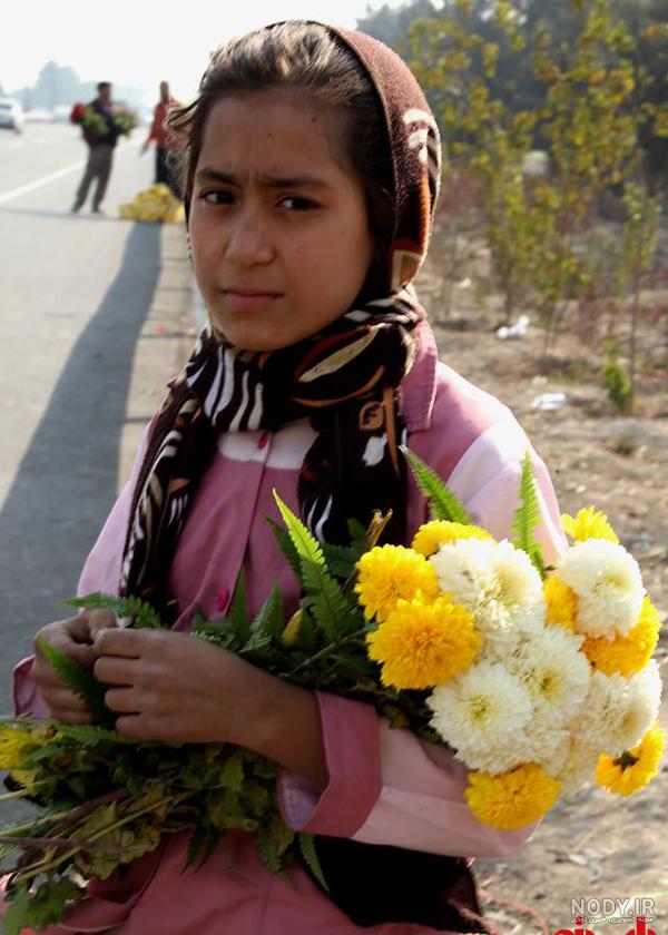 عکس کودک کار دختر