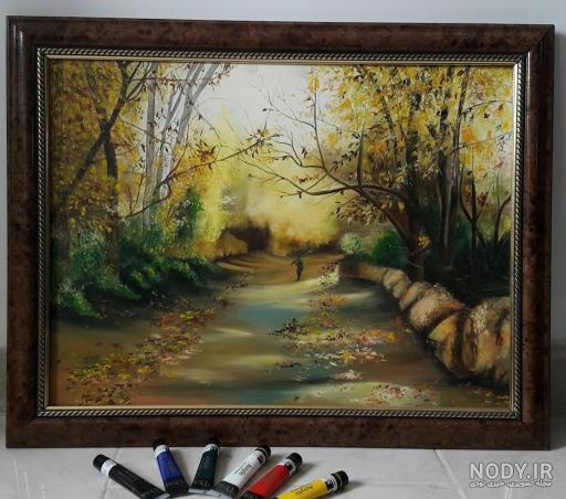 مدل نقاشی رنگ روغن مبتدی