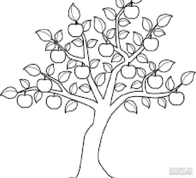 نقاشی شاخه درخت