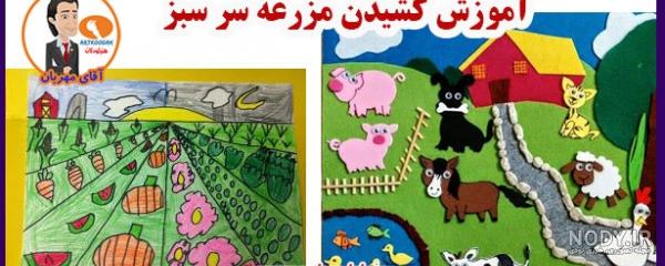 نقاشی طبیعت بهار