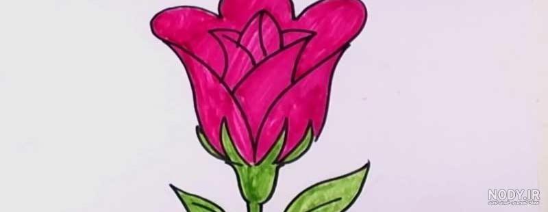 نقاشی گل عکس
