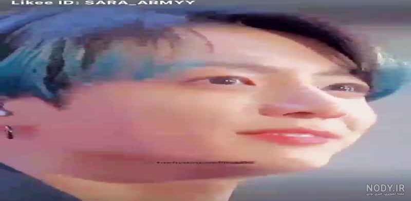 جونگ کوک با موهای بلوند