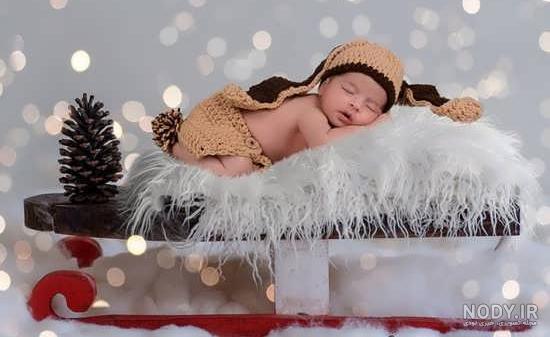 عکس آتلیه نوزاد دختر