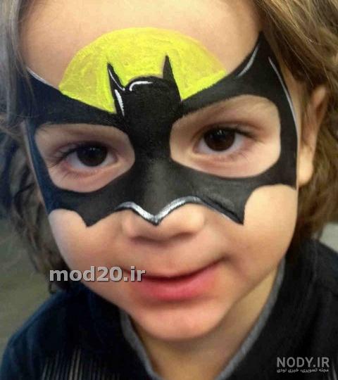 عکس نقاشی روی صورت دخترانه
