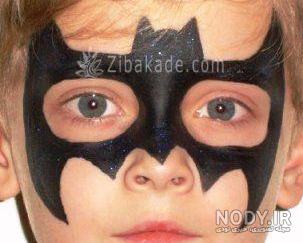 عکس نقاشی روی صورت پسرانه