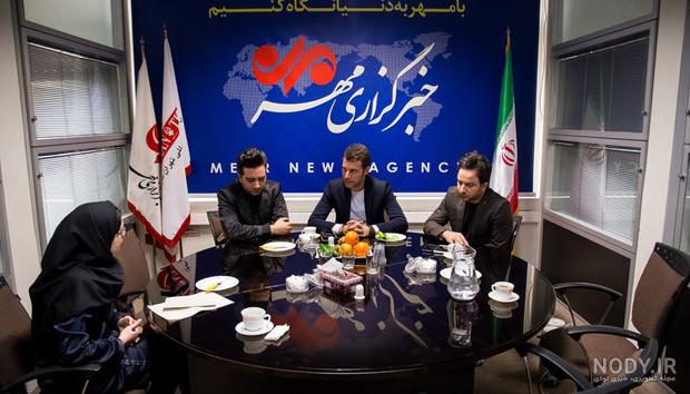 فرزندان دوقلو باربد بابایی و همسرش فرزندان دوقلو باربد بابایی و همسرش