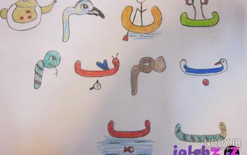 نقاشی حروف ص نقاشی حروف ص