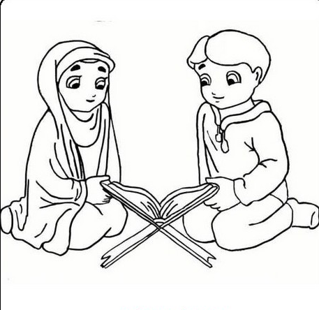 نقاشی کودکانه در مورد قرآن