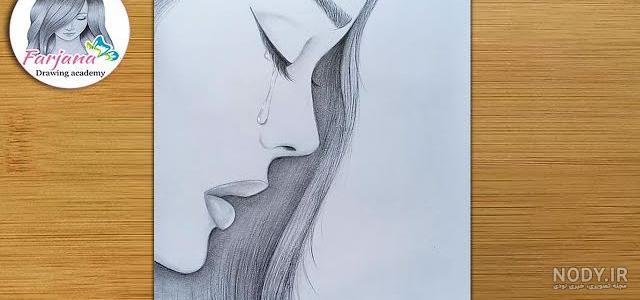 طراحی چهره دختر زیبا طراحی چهره دختر زیبا