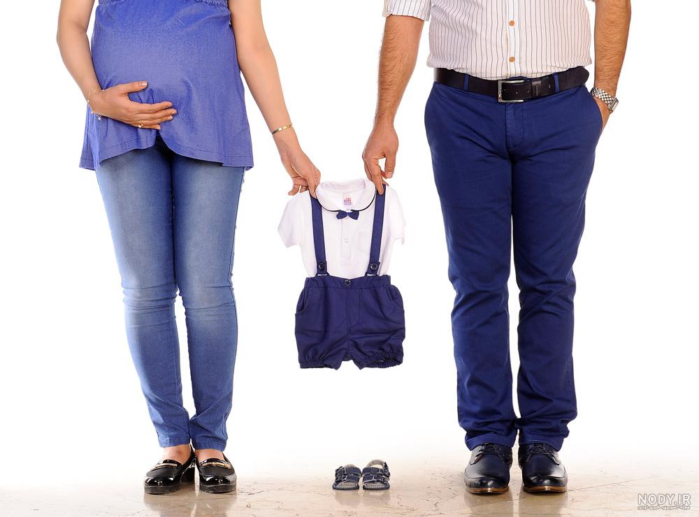 عکس آتلیه بارداری پسر