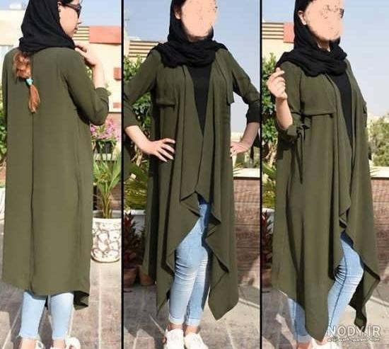 مدل مانتو پانچ حریر مشکی مدل مانتو پانچ حریر مشکی