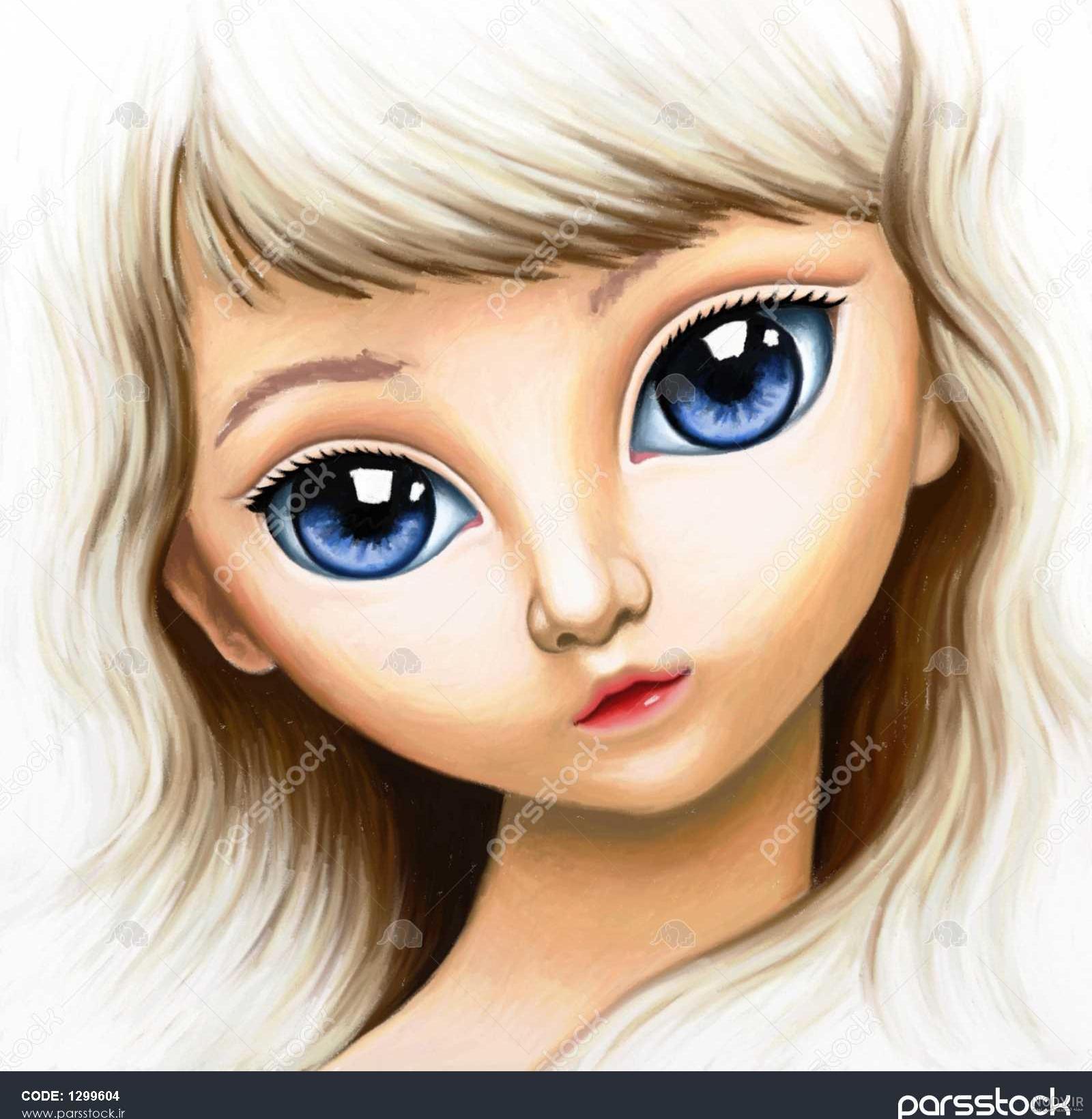 نقاشی صورت پسرانه