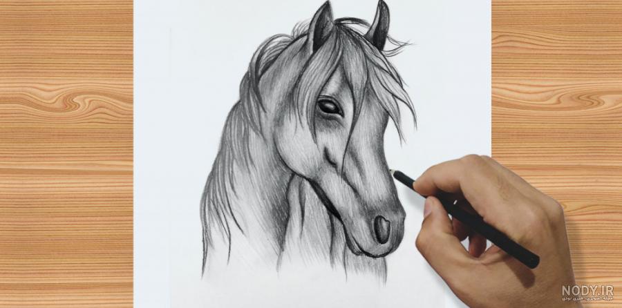نقاشی فانتزی اسب بالدار